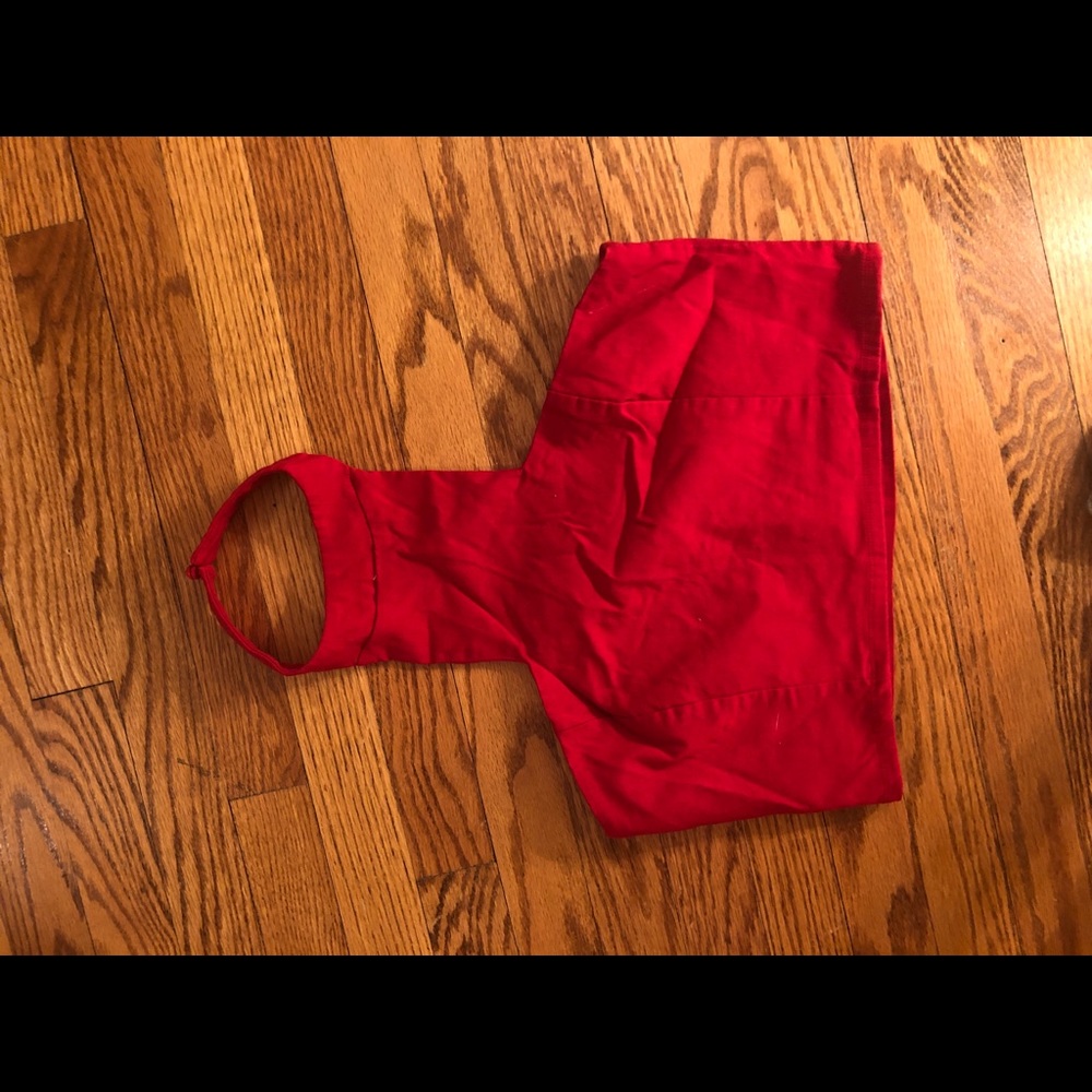 (XL) Charlotte Russe red halter top